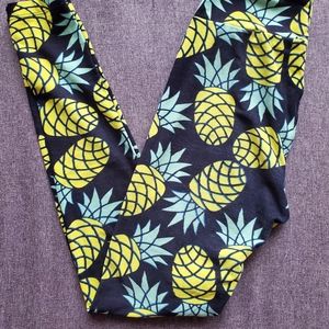 Pineapple lularoe leggings